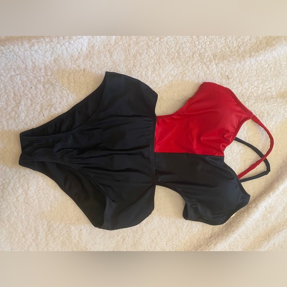 Hot Topic Swim Nwt Harley Quinn One Piece Swimsuit M Poshmark